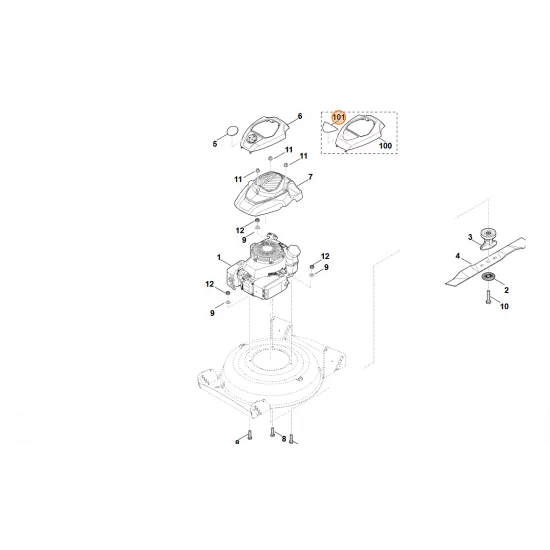 STIHL  Tabliczka znamionowa RM 2 RC 6357 967 1510